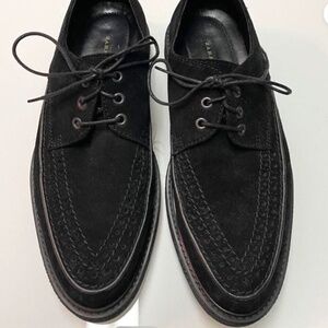 ZARA Creepers Black Suede Size 40 Euro 7-7.5 US Men
